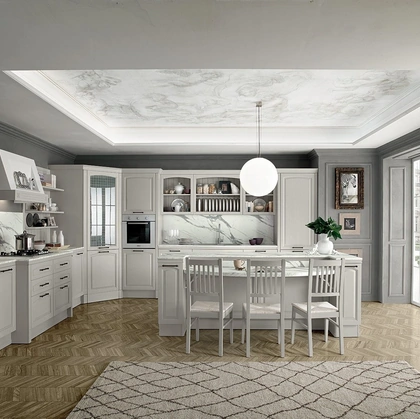 Cucina Classica con isola Mida 01 di Colombini Kitchen