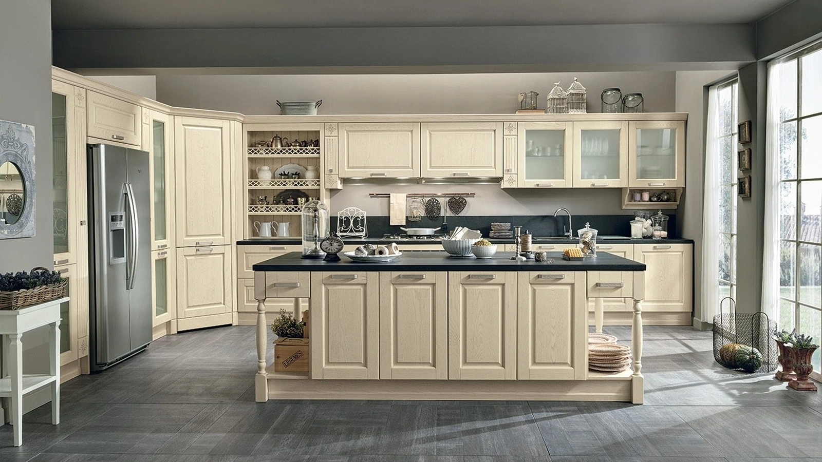 Cucina Classica con isola Opera 02 di Colombini Kitchen