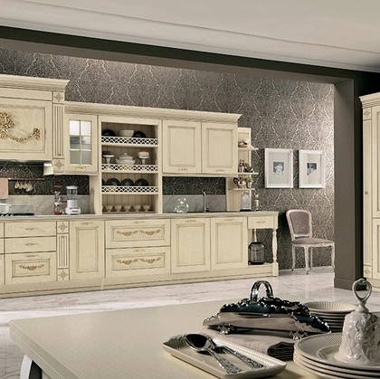Cucina Classica ad angolo Opera 05 di Colombini Kitchen