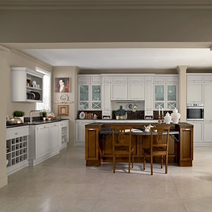 Cucina Classica con isola Sinfonia 02 di Colombini Kitchen