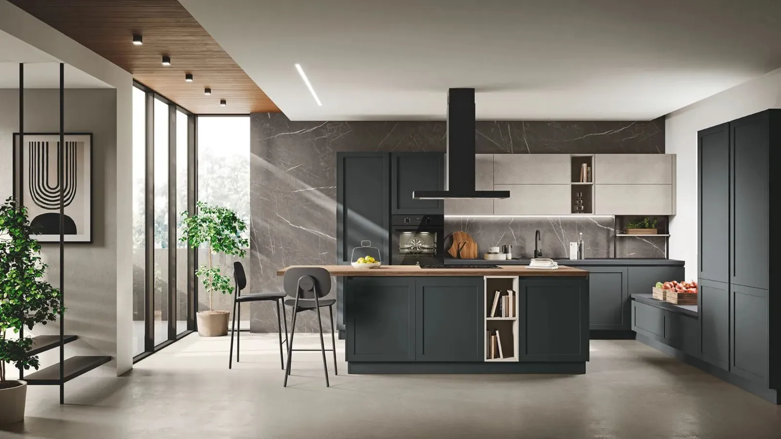 Cucina Classica con isola Art-Sveva di Stosa