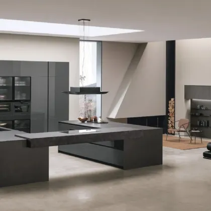 Cucina Moderna con doppia isola Aliant 01 di Stosa