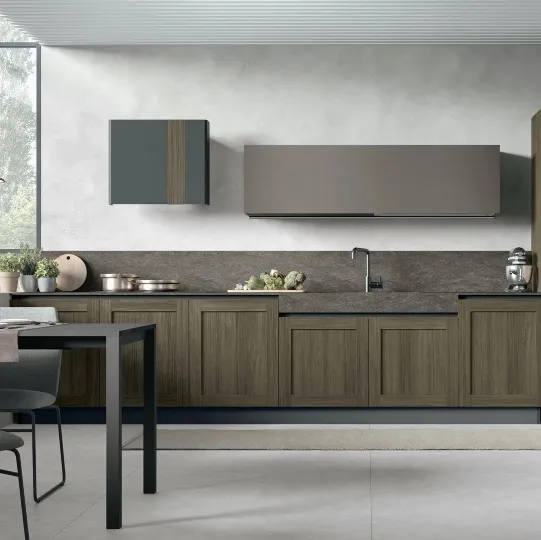 Cucina Moderna lineare City 03 di Stosa