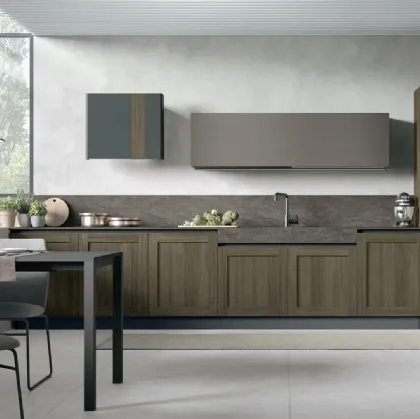 Cucina Moderna lineare City 03 di Stosa