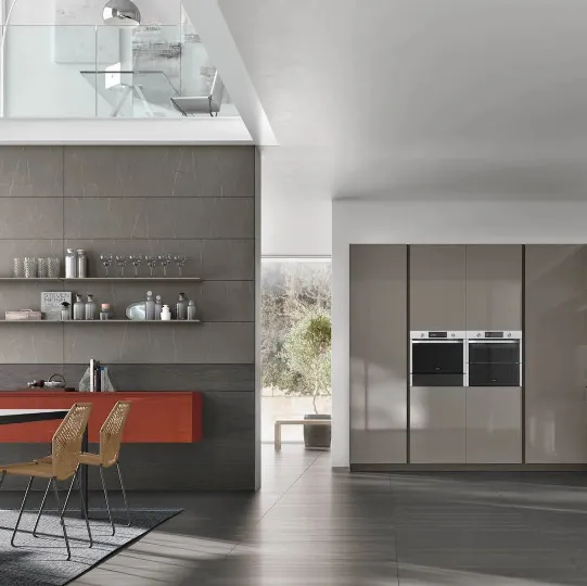 Cucina Moderna angolare Color Trend 03 di Stosa