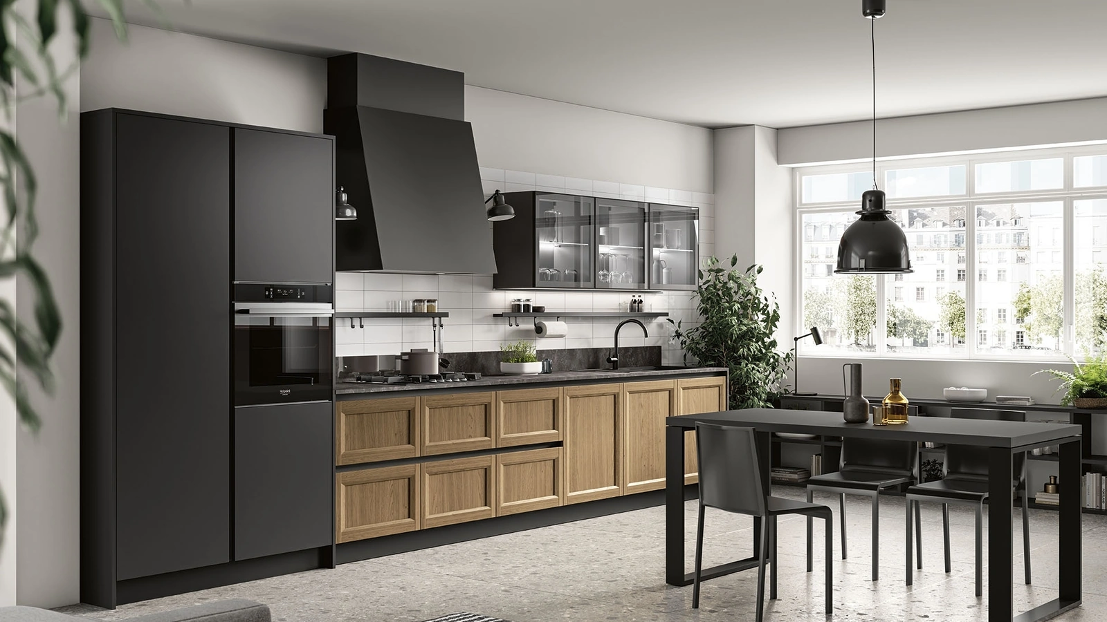 Cucina Moderna lineare Futura 13 di Colombini Kitchen