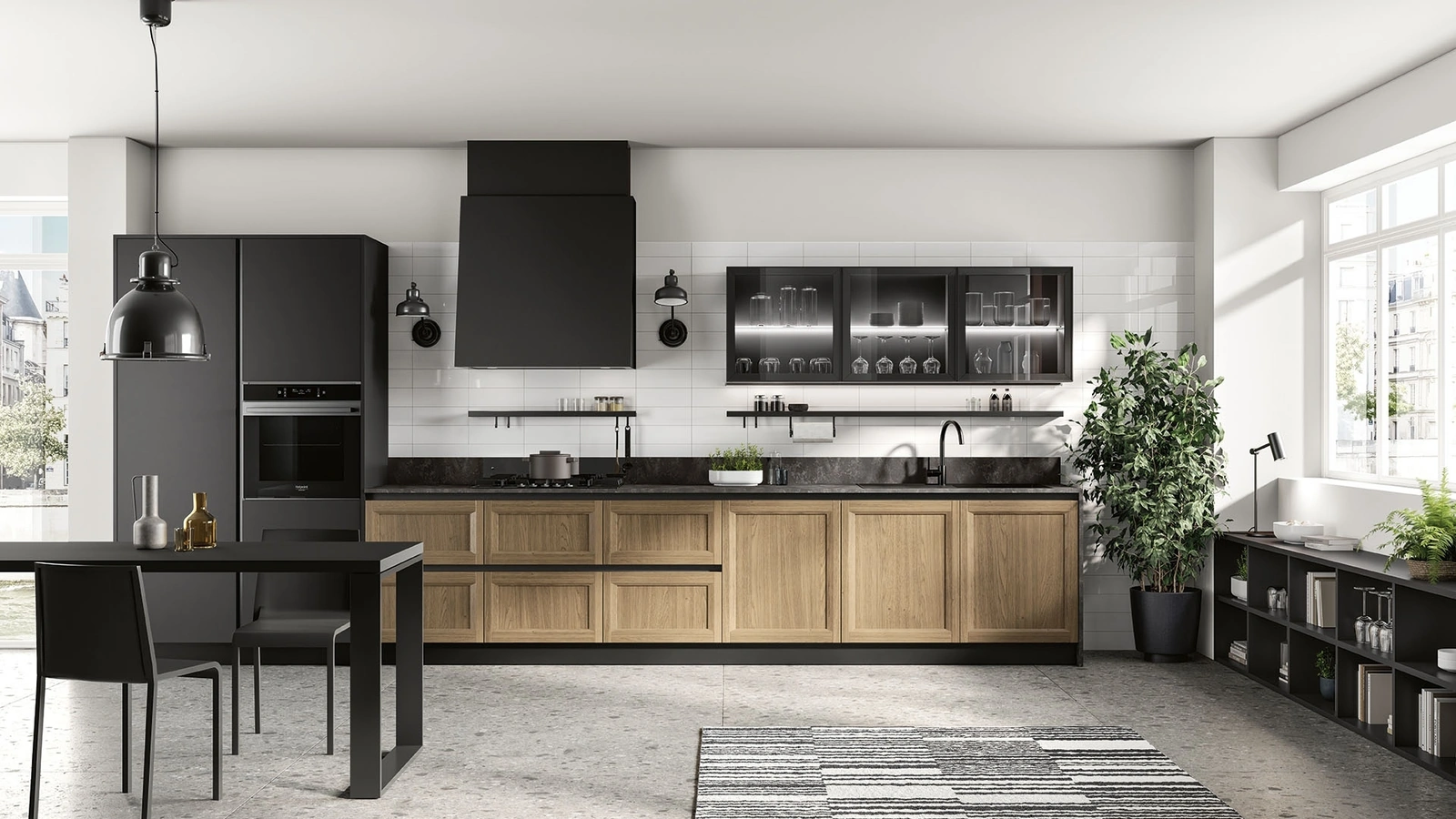 Cucina Moderna lineare Futura 13 di Colombini Kitchen