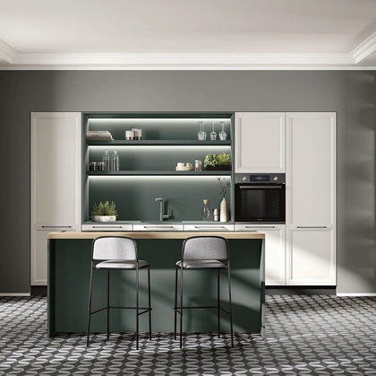 Cucina Moderna con isola Futura 16 di Colombini Casa Artec