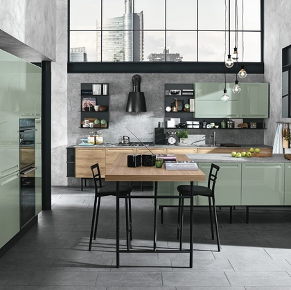 Cucina Moderna con penisola Isla 02 di Colombini Kitchen