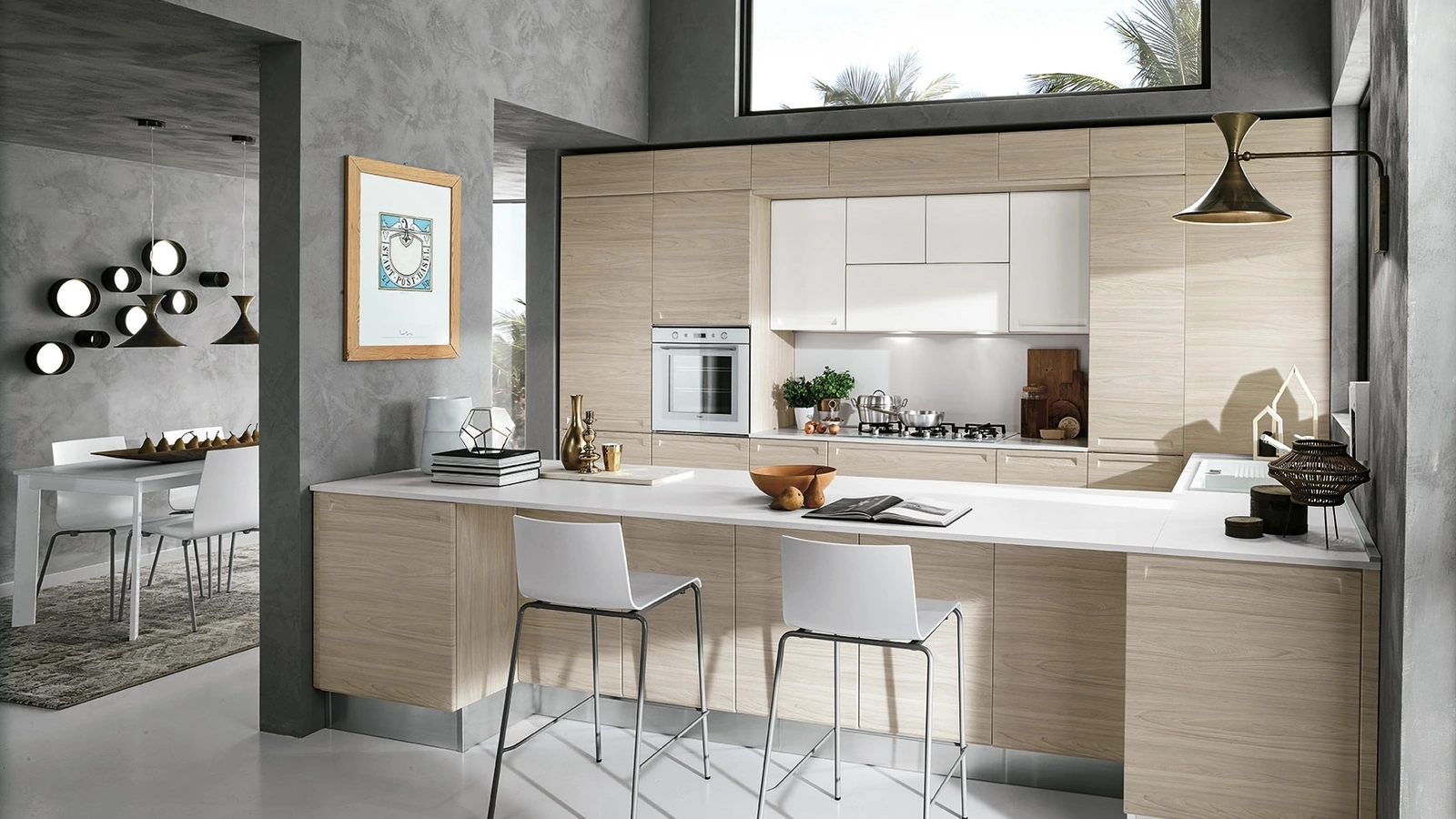 Cucina Moderna ad angolo Isla 03 di Colombini Kitchen