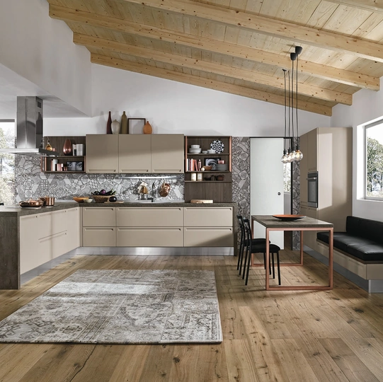 Cucina Moderna con penisola Isla 04 di Colombini Casa Artec