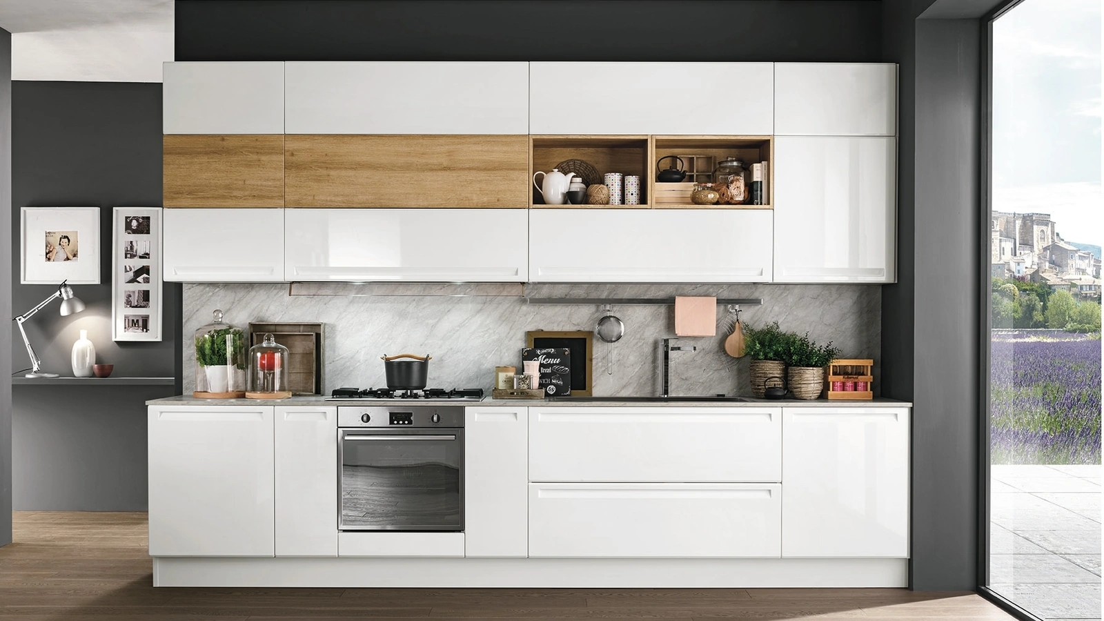 Cucina Moderna ad angolo Isla 05 di Colombini Kitchen