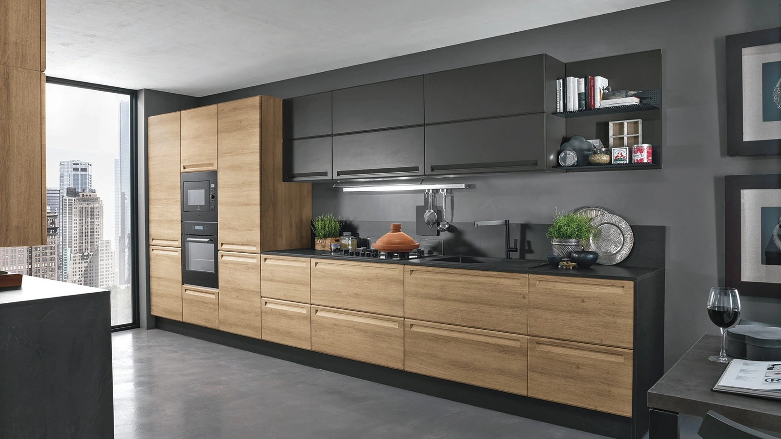 Cucina Moderna lineare Isla 06 di Colombini Kitchen