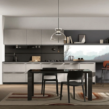 Cucina Moderna ad angolo Lungomare Plus 10 di Colombini Casa Artec