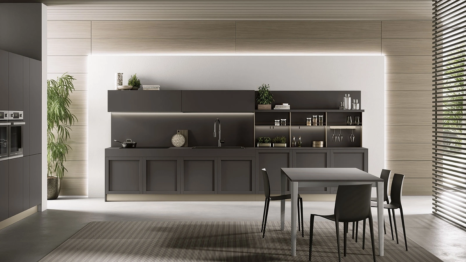 Cucina Moderna ad angolo Penta 11 di Colombini Kitchen