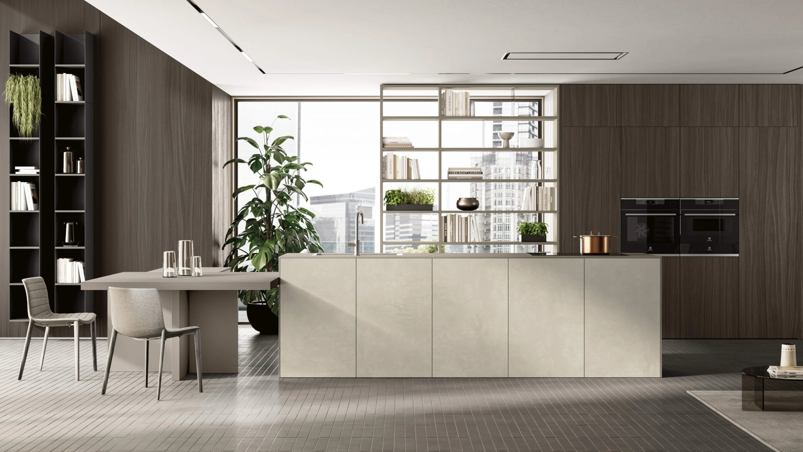 Cucina Moderna con penisola Segno 02 di Colombini Kitchen