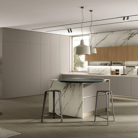 Cucina Moderna con isola Segno 04 di Colombini Kitchen