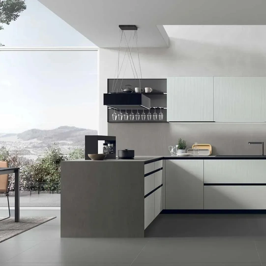 Cucina Moderna con penisola Aliant 06 di Stosa