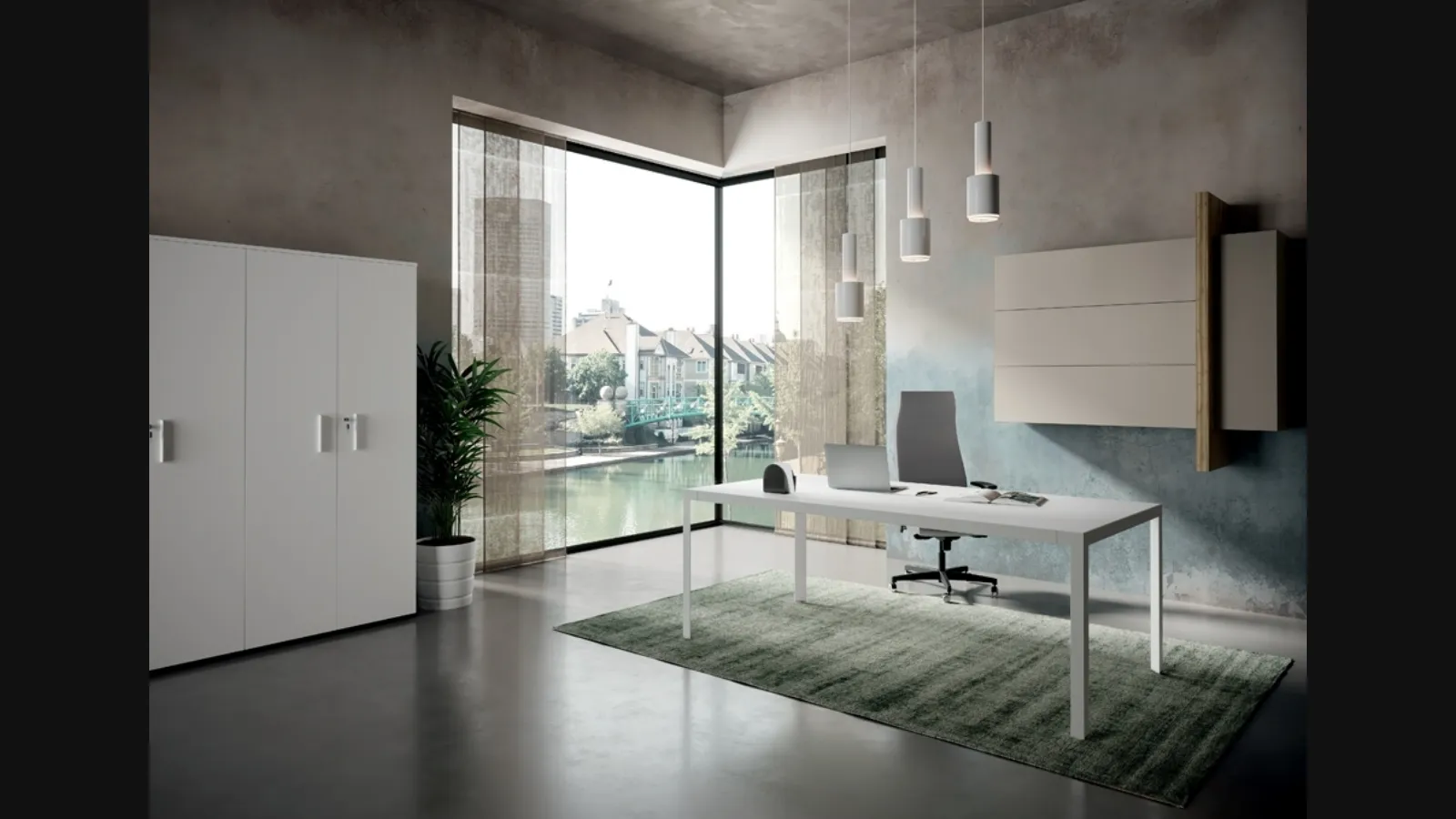 Scrivania Direzionale D1 04 di Colombini Office