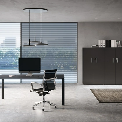 Scrivania Direzionale Loft Executive anello aperto di Colombini Office