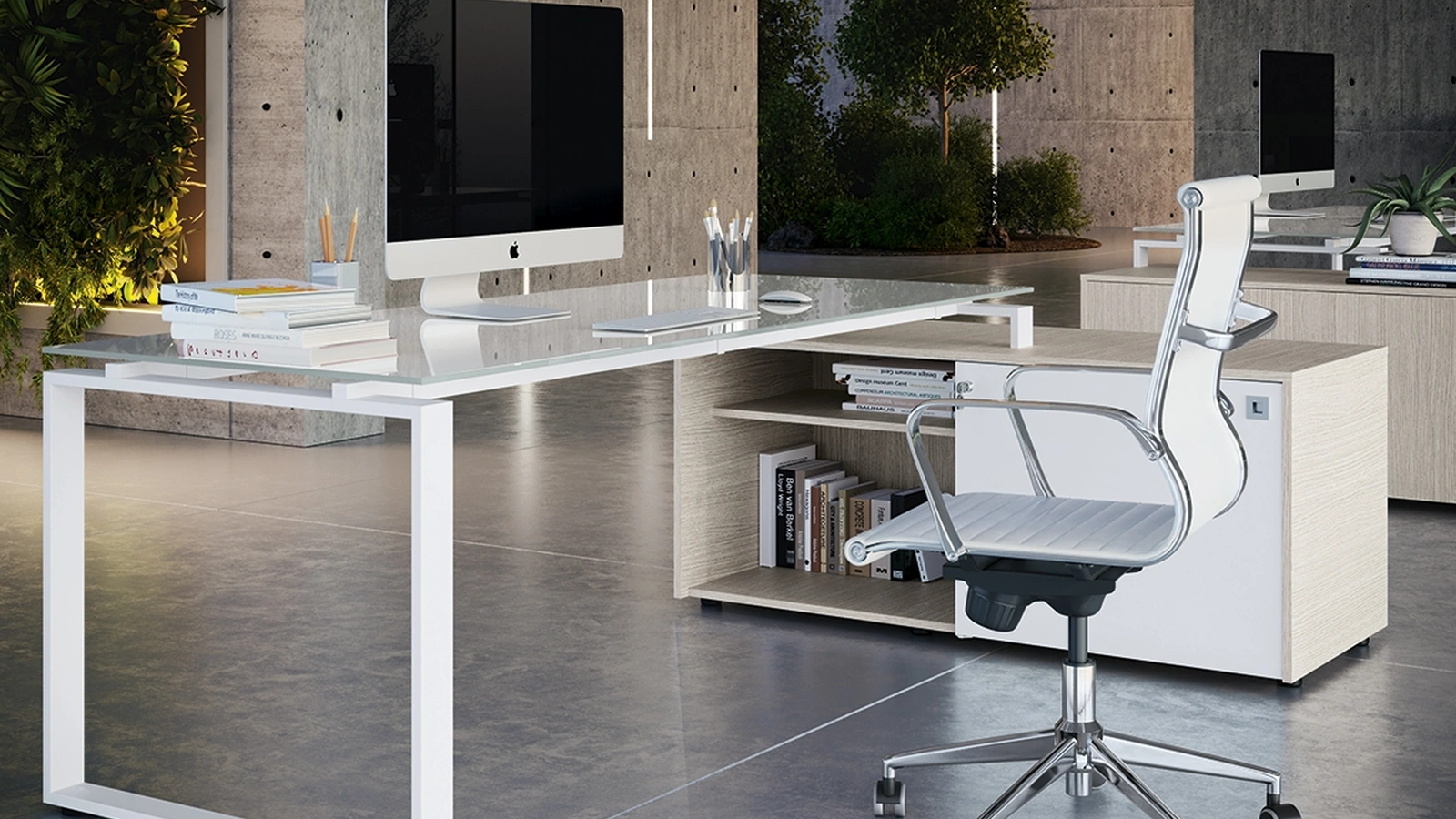 Scrivania Direzionale Loft Executive anello chiuso di Colombini Office