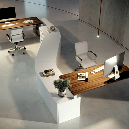 Scrivania Operativa Loft anello aperto di Colombini Office