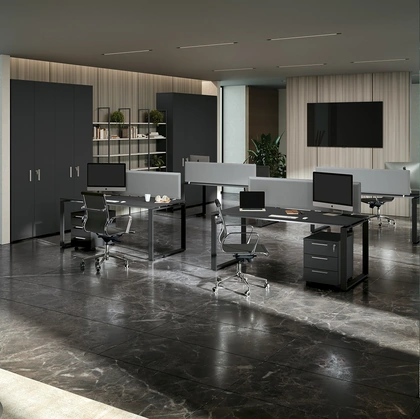 Scrivania Operativa Loft anello chiuso di Colombini Office