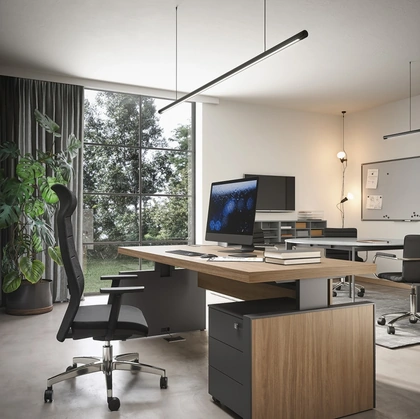 Poltrona Direzionale Montreal in tessuto di Cinquanta3